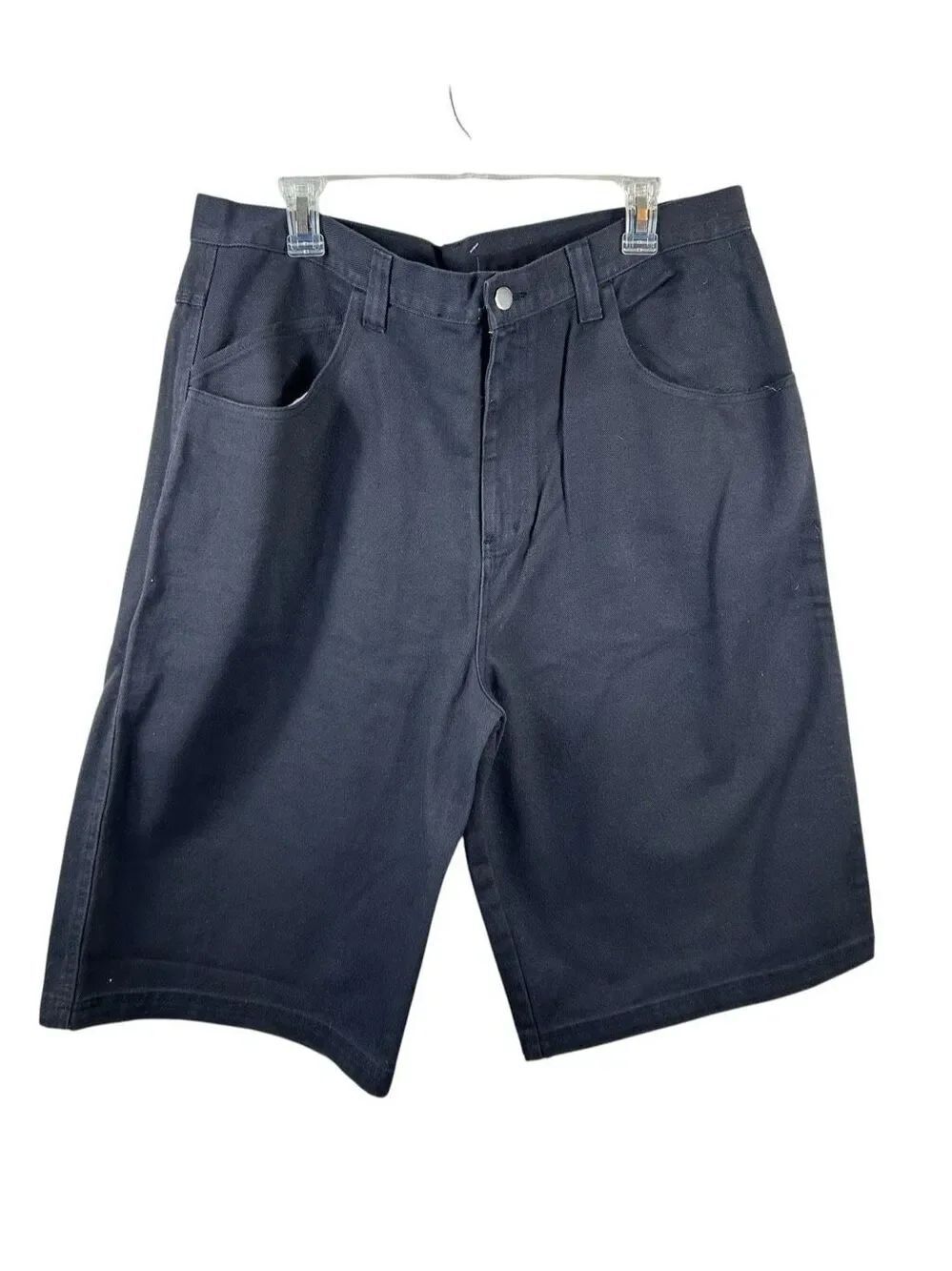 Rocawear Mens Size 38 Black Denim Jean Shorts NWT Vintage Y2K 90’s Baggy Skate